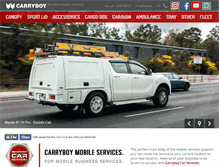 Tablet Screenshot of carryboycarservices.com